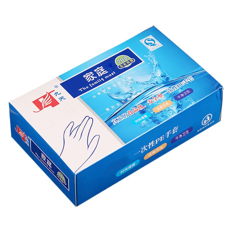 Одноразовые перчатки Бытовая Чистка и гигиена Кухня Пленочные перчатки для Раков Барбекю Одноразовые полиэтиленовые перчатки