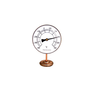 High Precision Upright Metal Shell Easy to Read Scale Bimetal Thermometer