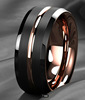 Fashionable purple black two-color ring, 2023, European style, new color