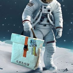 洗浄されたデュポン紙バックパック、揉み紙ハンドバッグ、文化的で創造的なデュポン紙バックパック、中秋節ギフト、デュポン紙袋のカスタマイズ