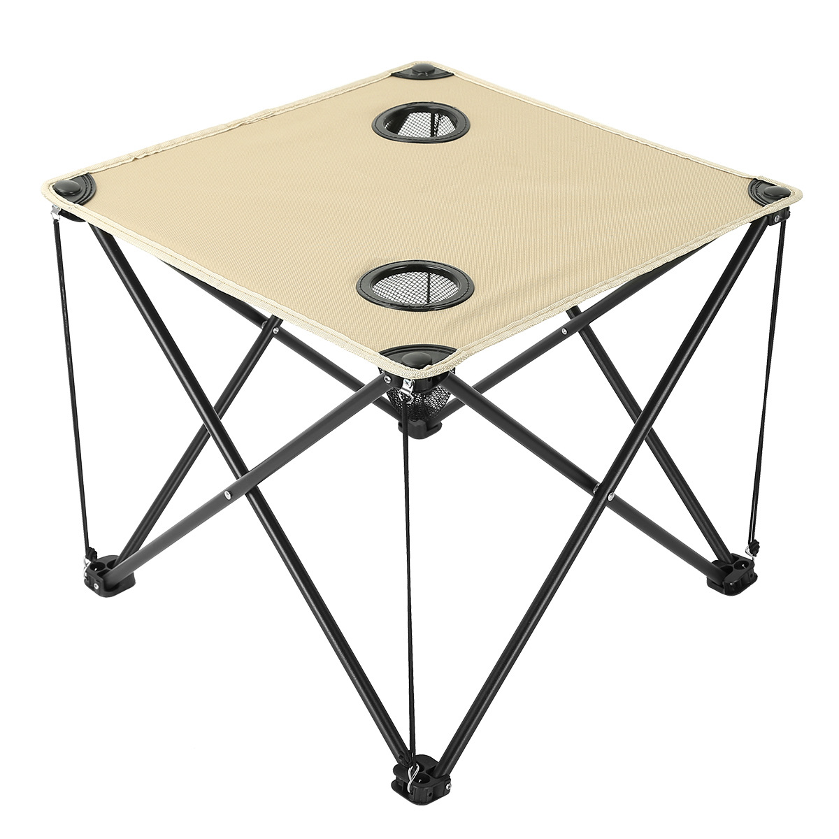 Mesa plegable al aire libre Oxford mesa de tela portátil cabina camping barbacoa tabla de tela plegable silla set al por mayor