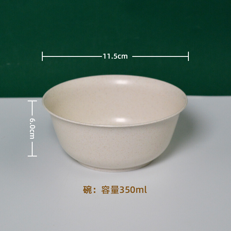 籾殻使い捨てボウル厚い円形家庭用商用ホテル酒席大容量食品級工場一件卸売り|undefined