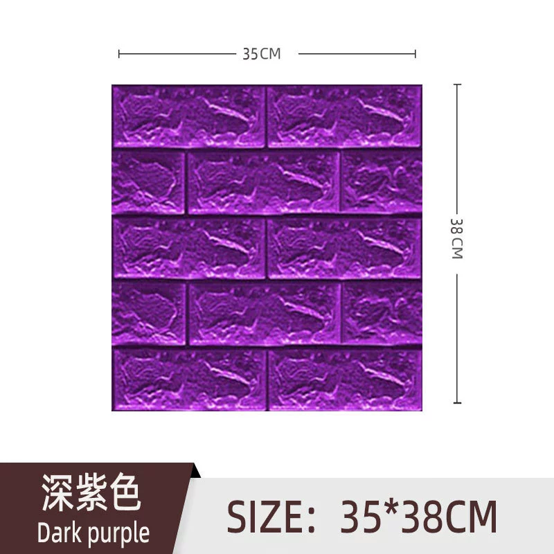 Кирпично‑пейзажная XPE пена самоклеящаяся стена стикер, 30×30 см, 3D утепляющая панель
