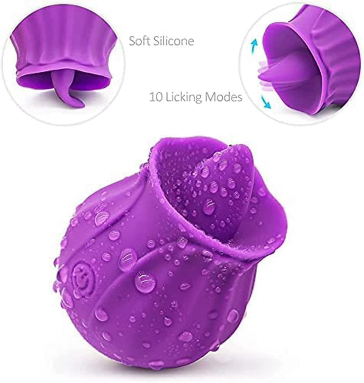 Explosion Nujiao Rose Jumping Egg Tongue Licking Rose Vibration Baseball Женские мастурбационные игрушки, мастурбация для взрослых, любовные товары