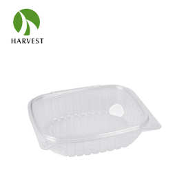 HC-32喇叭花一次性水果盒超市蔬果盒加厚透明草莓盒打包盒200个