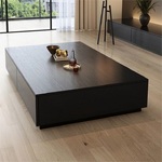 实木电视柜客厅2025新款极简小户型茶几组合轻奢落地电视机柜收纳