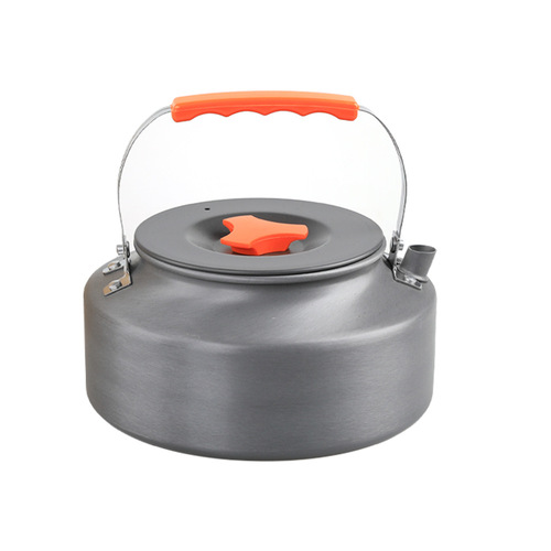 Aluminum alloy outdoor coffee pot, outdoor teapot, portable coffee, 1.6L large capacity kettle