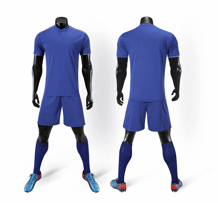 Nuevo tablero ligero de verano Traje de fútbol Traje de entrenamiento de competición de manga corta para hombres Ropa deportiva Impresión impresa personalizada