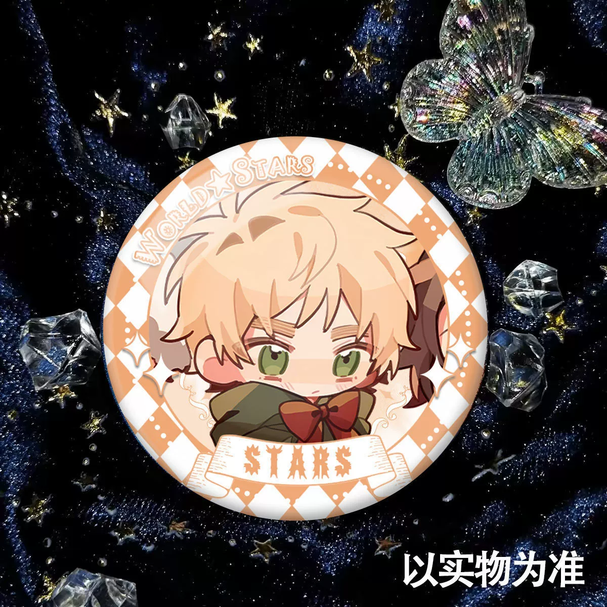 Значок (APH Hetalia) Arthur & Ivan радужный лазерный пин, серия 3770–3774, поштучно или набор из 5 шт.