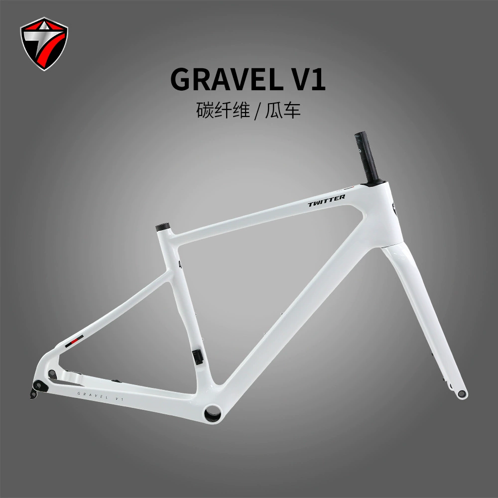 Джут GRAVEL-V1 дисковый тормозной вал карбоновая дорожная рама 700C внедорожный Дыня автомобиль гравийный велосипед