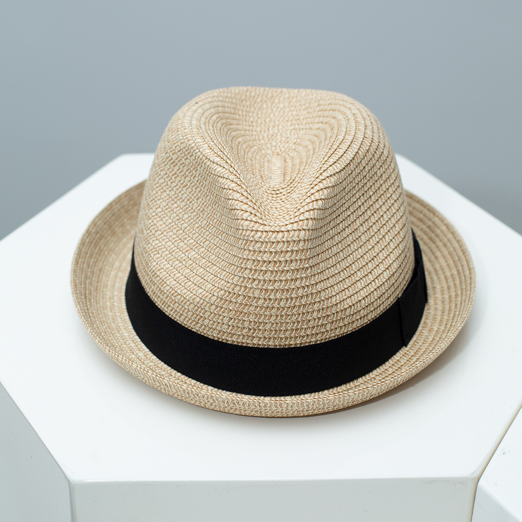 Vintage Sun Hat 2026 Outdoor UV-Protective Handmade Straw Hat For Men, Protection Sun Hat, Lightweight And Foldable_voghion.com