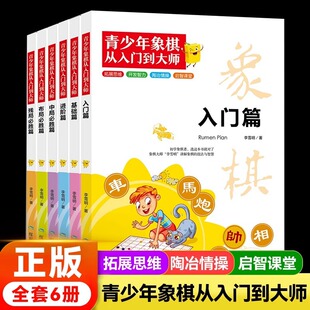 A Complete Set of 6 Volumes of Youth Chess from Beginner to Master Chess Introductory Books and Basic Tutorials for Beginners