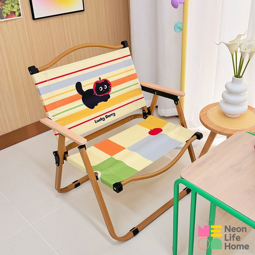 Camping Chair Outdoor Portable Carbon Steel Foldable Beach Indoor Picnic Party Table Chair Stool