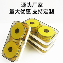 盘老板6CM精品线组成品大轴钓鱼线轴磁吸主线盒硅胶渔具收纳盒子