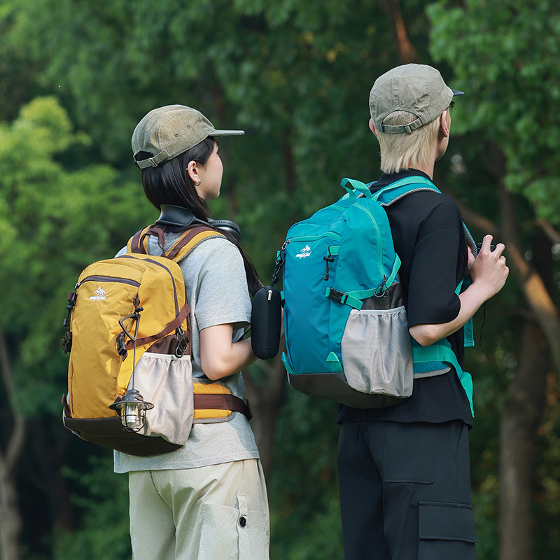 跨境新款时尚潮流运动背包防泼水徒步登山包大容量旅行双肩包批发|undefined