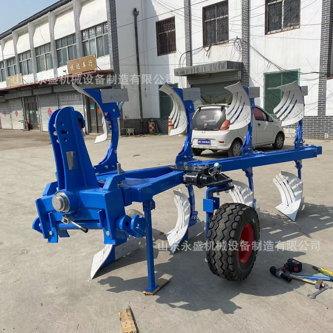 大型卡座430/440型栅条农用犁地翻转犁 液压双向定幅深耕犁地机