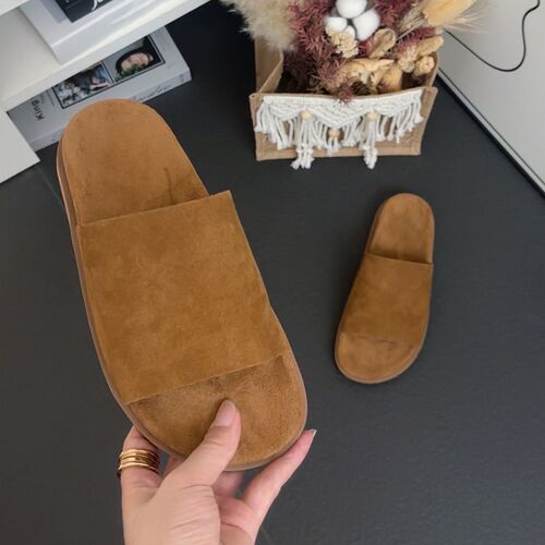 Fairy Wind One Size Universal Women's Summer 2025 New Korean Style Comfortable Flat Sandals for Outdoor Wear