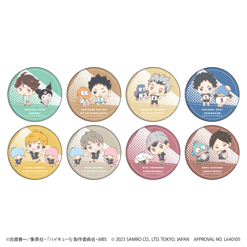 Rigu スポット A3 バレーボール少年 サンリオ連動 Qバージョンバッジ|undefined