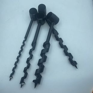 Amazon Cross-border New Version of Field Survival Drill Carpenter Lender Hand Drill Black Four-blade Joir Drill Hand Drill