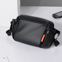 新款男士腰包韩版机能胸包简约时尚单肩包运动腰包大容量挎包男款