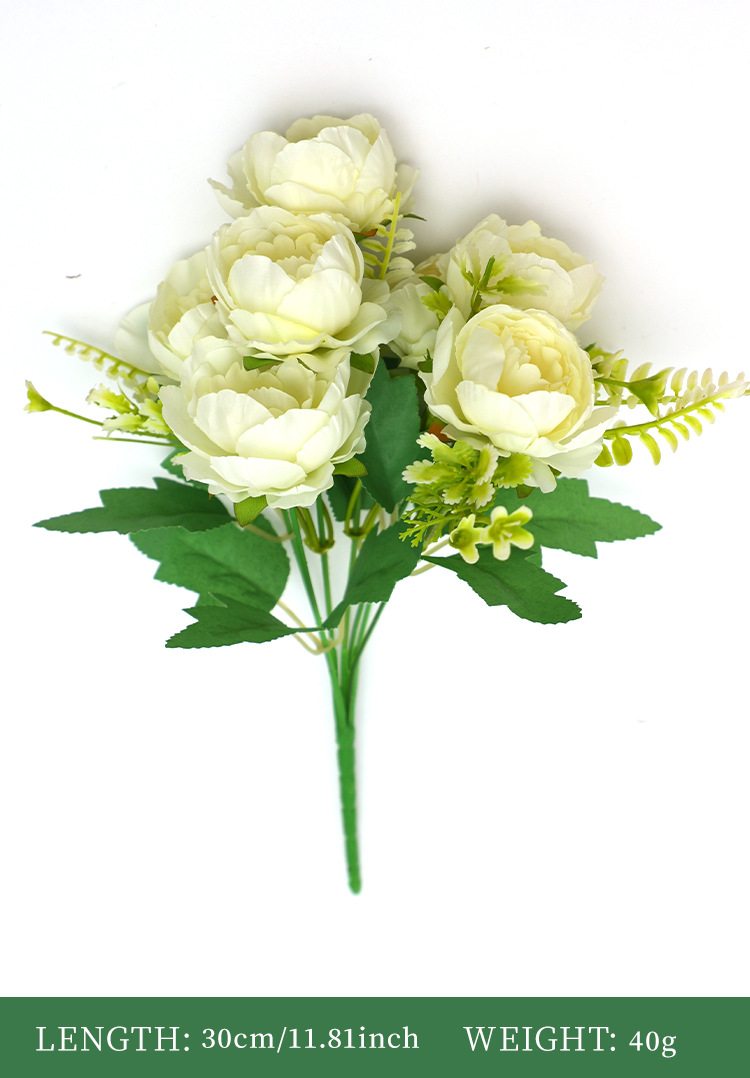Flower Pattern Elegant, Romantic Style Elegant Romantic Flower Silk Flower Artificial Flowers