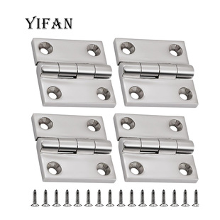 Stainless Steel 316 Square Hinge Casting Hinge Control Cabinet Folding Rv Yacht Marine Hardware Deck Hinge