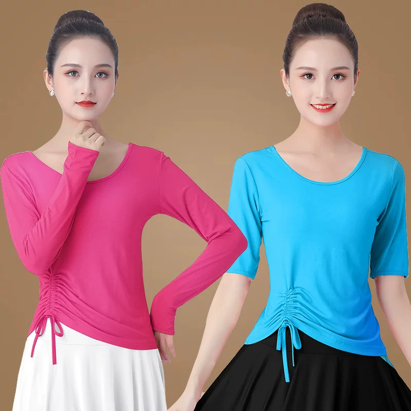 Summer T-shirt, dancing autumn suit, drawstring, slim fit