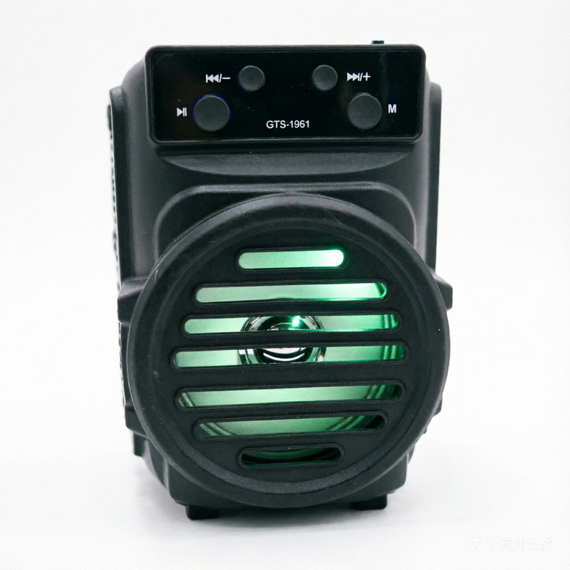 New GTS-1961 Wireless Bluetooth Speaker 3inch Desktop Portable Subwoofer RGB Colorful Bluetooth Speaker
