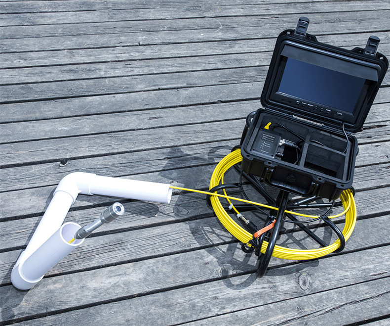 Industrial Pipe Inspection Camera, Waterproof, 360° Rotation, HD