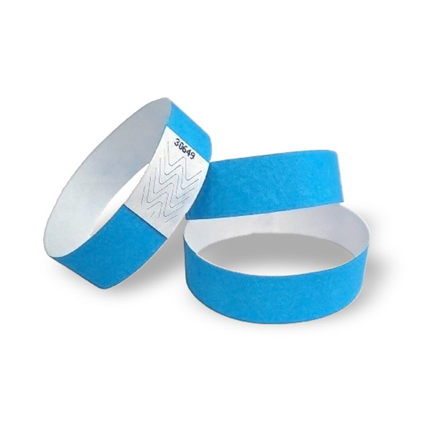 Disposable synthesized school bracelet for amusement parks
