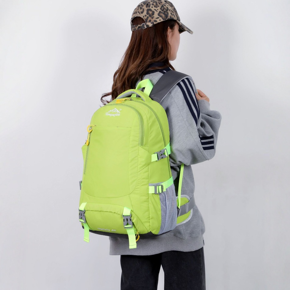 New 40 Litres Mountaineering Bag Waterproof Outdoor Backpack for Men and Women Lightweight Hiking Shopping Camping Travel Backpack Schoolbag