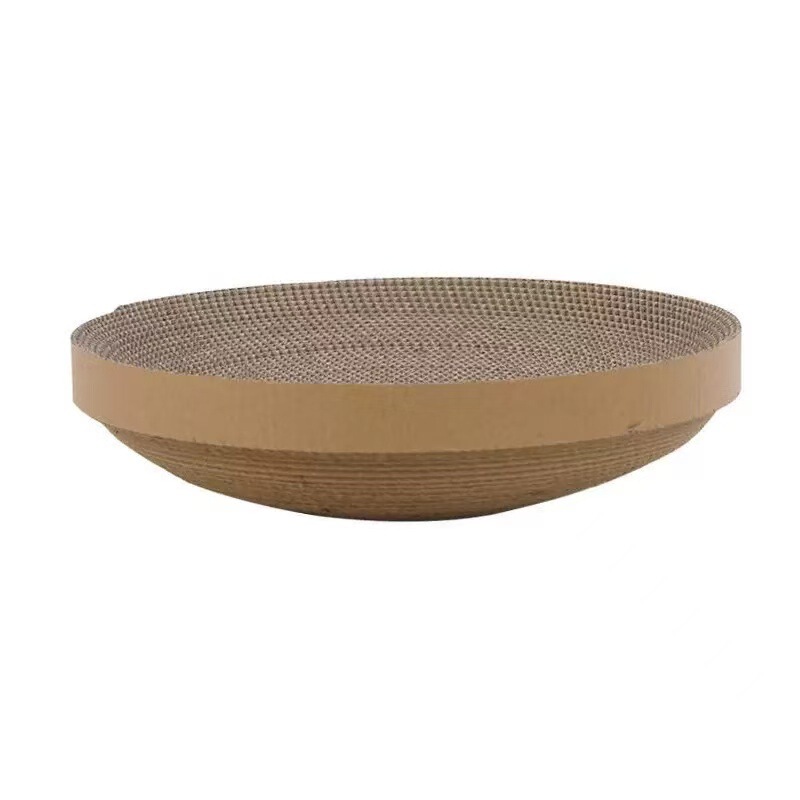 Corrugated paper replacement core round cat scratching board, cat nest, cake-shaped nest, non-shedding, direct factory sales, available for single-piece drop shipping