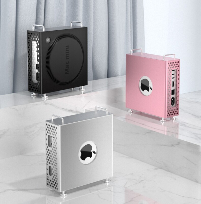Aluminum Alloy Suitable for 2024 Mac mini M4 Computer Case Laptop Bracket Storage Computer Stand