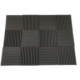 Triangle groove sound insulation cotton recording studio sound absorption cotton indoor wall silencer sponge wall sticker material 30*30*2.5cm