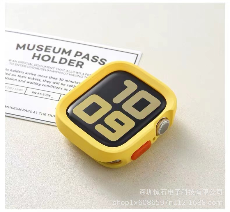 ApplewatchS10 Funda protectora ApplewatchS10 Caja de reloj galvanizado TPU Funda protectora iwatch ligera