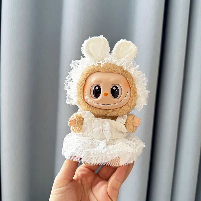 仅售衣服] 一二代钥匙扣La布布衣服挂件拉布布娃衣连衣裙珍珠发饰|undefined