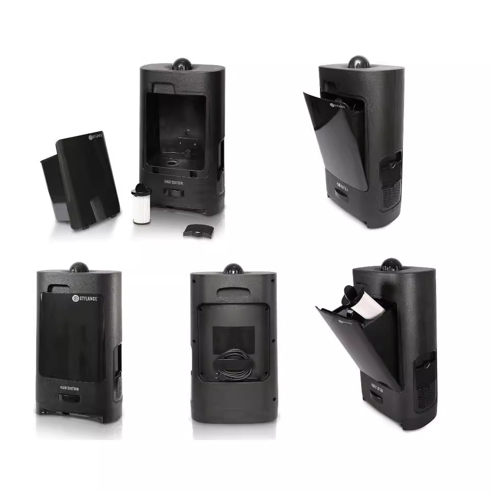 Comercio exterior venta caliente salón de peluquería especial triturador de cabello auto aspirar cabello basura doméstica herramienta de peluquería inteligente