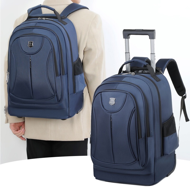 Student Backpack with Wheels, Travel Bag, Large Capacity Trolley Backpack, Waterproof Computer Bag, Business Travel Backpack Student Backpack with Wheels, Travel Bag, Large Capacity Trolley Backpack, Waterproof Computer Bag, Business Travel Backpack