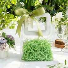 幼儿园儿童生日森系小清新礼品袋套装婚礼伴手礼袋pvc透明手提袋