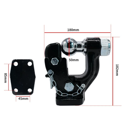Cross-Border Manufacturer Trailer Arm Tiger Head Hook Off-Road Vehicle Universal Modification Rv Towing Accessories with Ball Head 15t (Other Car Modifications) - universal-model