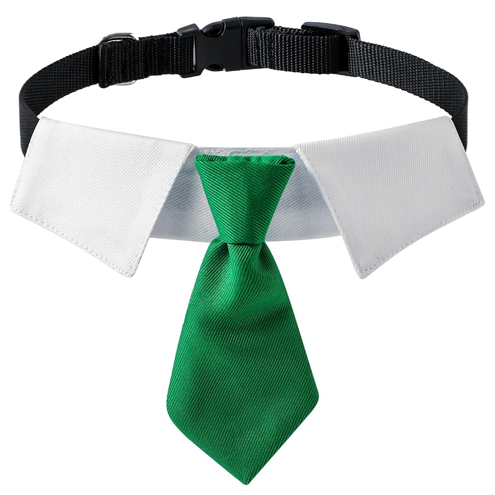 Tanpopo transfronteriza perro estilo británico guapo traje de boda perro mascota ropa corbata collar decoración al por mayor