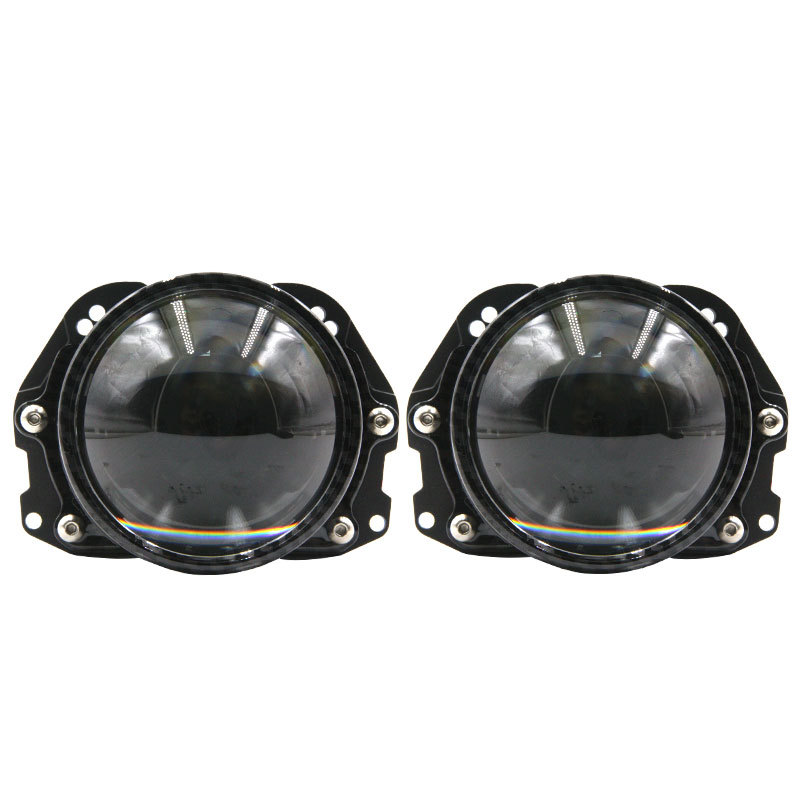 Nueva lente bifocal LED de 3 pulgadas con lente prismática, tres copas JS6JS7JS8, luces de coche modificadas súper brillantes mejoradas, gran venta.