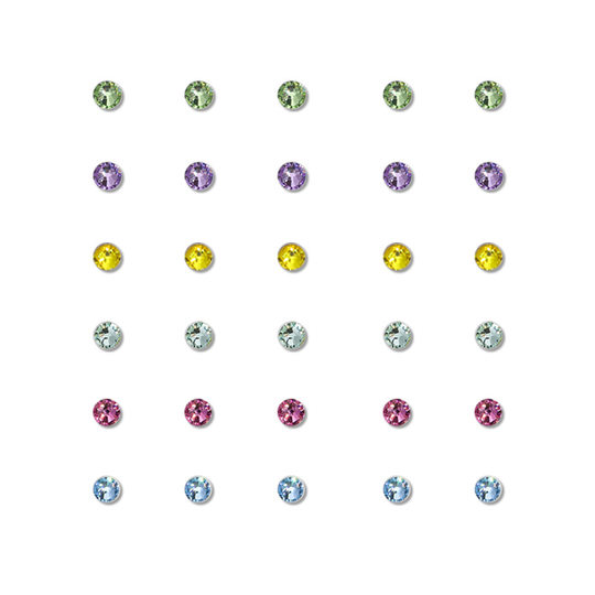 Swarovan flat drill SS5-12 round 2058 mixed color nail drill genuine goods huazi nail drill jewelry wholesale