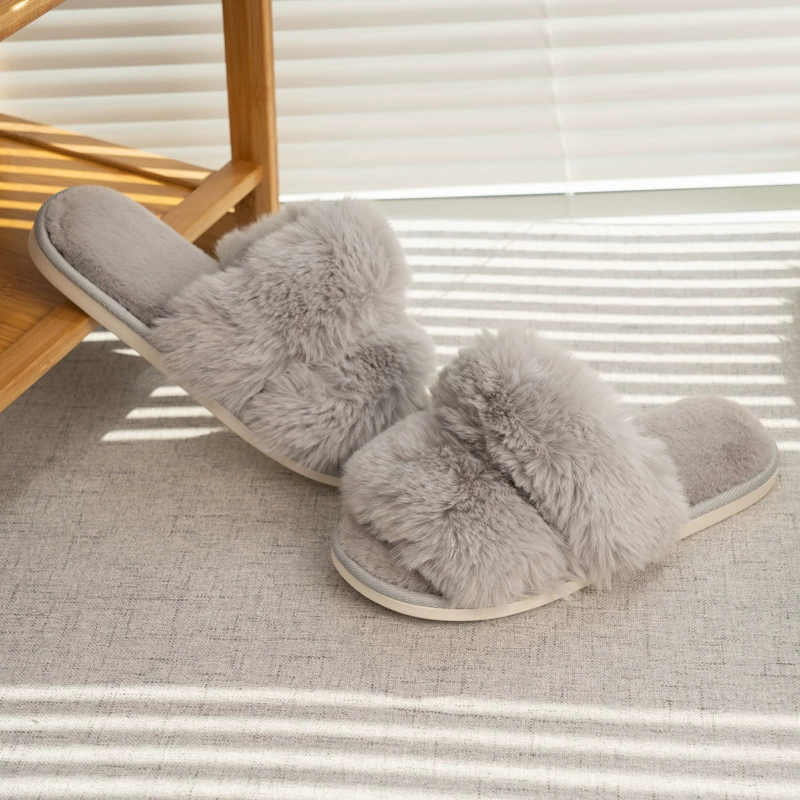Женские тапочки зимняя шерстяная ватная буксировка для дома в помещении домашний офис