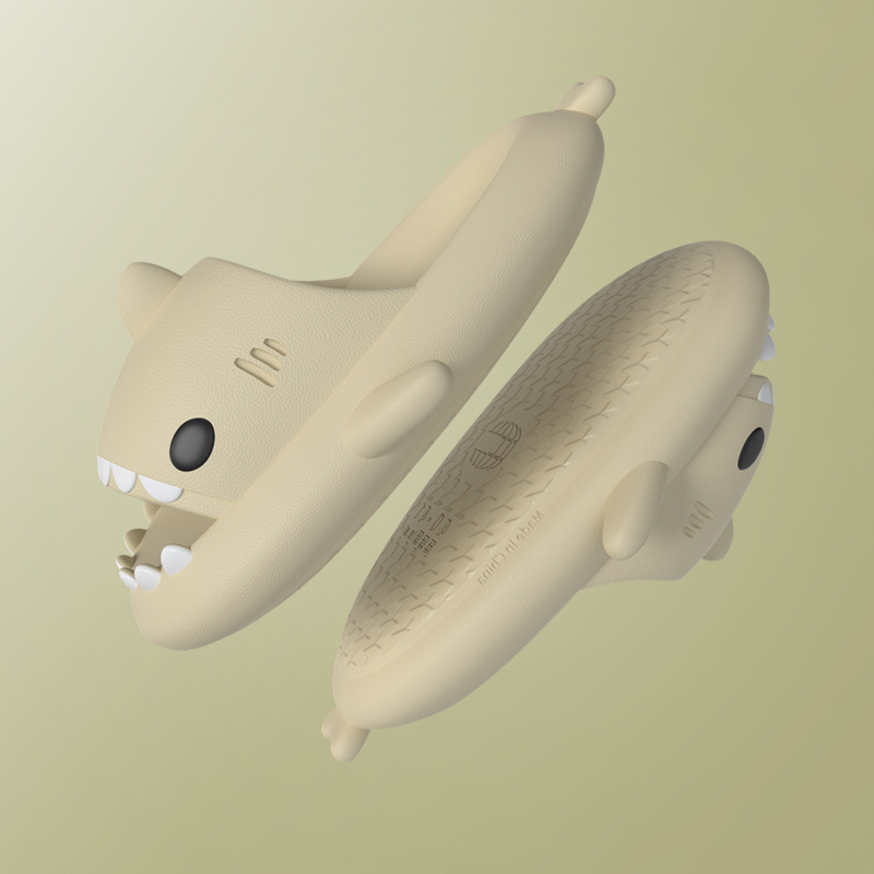 New Generation Shark Slippers Summer Adult Couple Sandals Home Funny Non-slip Cartoon Slippers Men's Outer Wear