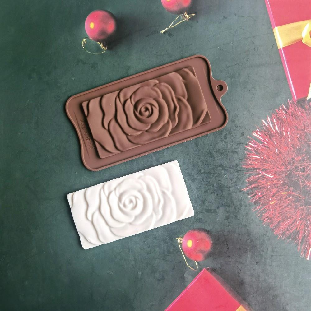 Rose Chocolate Soap Mold Chocolate Cookie Mold Cake Mold Ice Cream Candy Silicone Mold