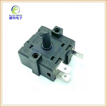 东莞盛钧厂家直供16A大功率电暖器用旋转档位开关防跌倒保护开关