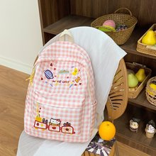 小众设计感可爱少女双肩包女高中生初中生女生书包新款大容量背包