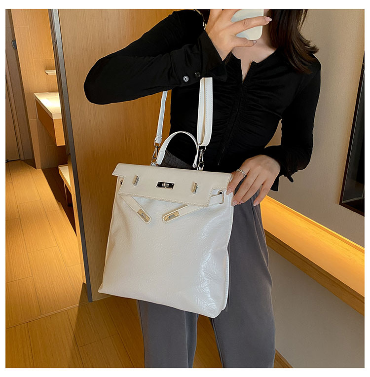 2023 Neue Doppel-Umhängetasche, Einzel-Umhängetasche, Umhängetasche, Dreifach-Nutzungstasche, Handgriff-Muster, Öl-Ledertasche, große Kapazität, beliebte Eimertasche_voghion.com