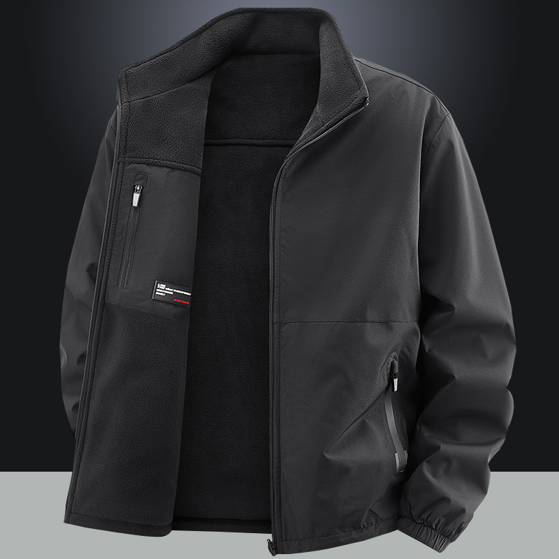 High-End Reversible Jacket Autumn and Winter Multi-Flap Pocket Pants Men's Jacket Casual Stand Collar Outdoor Windproof Jacket 3355 High-End Reversible Jacket Autumn and Winter Multi-Flap Pocket Pants Men's Jacket Casual Stand Collar Outdoor Windproof Jacket 3355